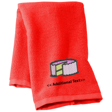 Personalised Cake Gift Towels Terry Cotton Towel